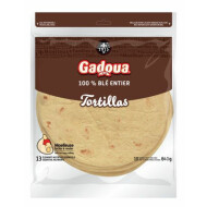 GADOUA 100% Whole Wheat Tortillas ~640 g
