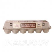Large white free run omega-3 eggs ~12 Pcs EA