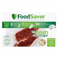 FoodSaver Special Value Vacuum Seal Roll & Bag Combo Pack