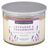Lavendar & cedarwood candle