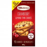 THINaddictives Cranberry Almond Thin Cookies ~690 g