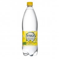 Eska Lemon Flavour Carbonated Spring Water, 12 x 1 l
