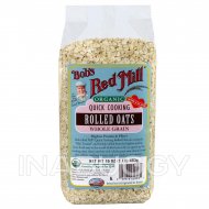 Bob's Red Mill Organic Quick Cooking Rolled Oats 453G
