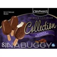 Chapman's Collection Ice Cream Bars Vanilla Almond Milk Chocolate (8EA) 440ML