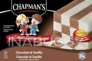 Chapman's Ice Cream Chocolate & Vanilla 2L