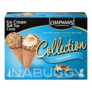 Chapmans Collection Ball Top Cone Vanilla (4PK) 140ML 