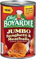 Chef Boyardee Spaghetti with Jumbo Meat Balls 411G