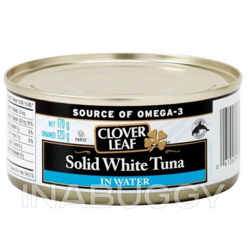 Clover Leaf Tuna Solid White In Water 170G Safeway Saskatoon