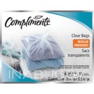 Compliments Bags Clear Regular Large 40EA