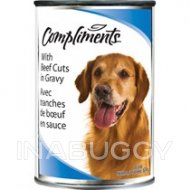 Compliments Dog Food Beef Cuts in Gravy 624G