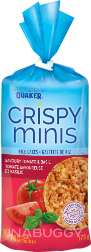 Crispy Minis Rice Cakes Tomato Basil 173G Galati Market Fresh