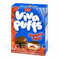 Dare Viva Puffs Snack Cakes Strawberry 300G