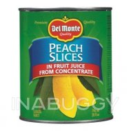 Del Monte Peach Slices In Juice 796ML