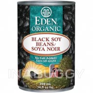 Eden Organic Black Soy Beans 398ML
