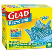 Glad Blue Bags Recycling 40EA
