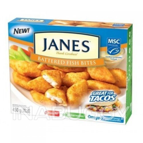 Janes Fish Bites Battered 450G - Coppa's, Toronto/GTA Grocery Delivery