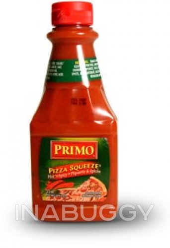 Sauce à pizza Pizza Squeeze de Primo piquante et épicée 375 ml 