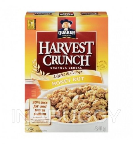 Quaker Harvest Crunch Cereal Light and Crispy Honey Nut 470G - Safeway,  Saskatoon Grocery Delivery