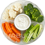 Fresh Cut Veggie Platter with Ranch Dip 1.82KG