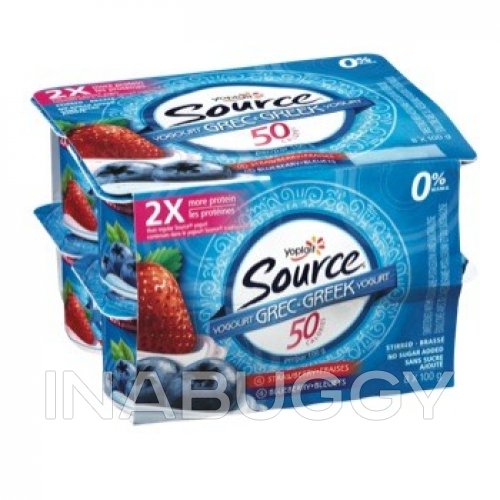 Source Yogurt - Peach Flavour - Yoplait Canada