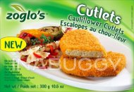 Zoglo's Cauliflower Cutlets 300G