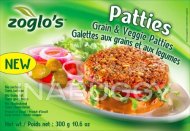 Zoglo's Grain & Veggie Patties 300G