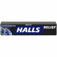 Halls Relief Extra Strong Menthol Cough Drops 9 Count