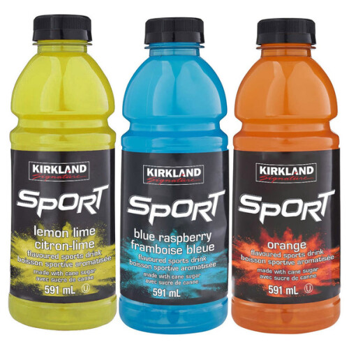 Kirkland Signature Flavoured Sport Drink, 24 x 591 ml Costco, Сalgary Grocery Delivery Buggy