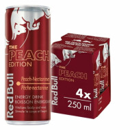 Red Bull The Peach Edition Energy Drink, 4 x 250 ml