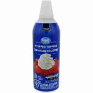 Great Value Whipped Topping Cream ~225 g