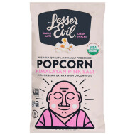 LesserEvil Popcorn, Himalayan Pink Salt 4.6 oz (130 g) 1 Ea