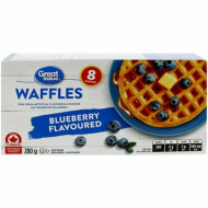 Great Value Blueberry Waffles 1Ea