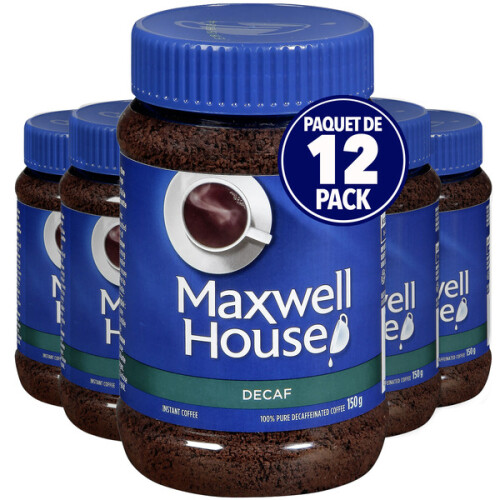 Maxwell House Instant Coffee Decaffeinated Original