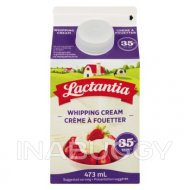 Lactantia Whipping 35% Cream 473 ml - IGA, Montreal Grocery Delivery