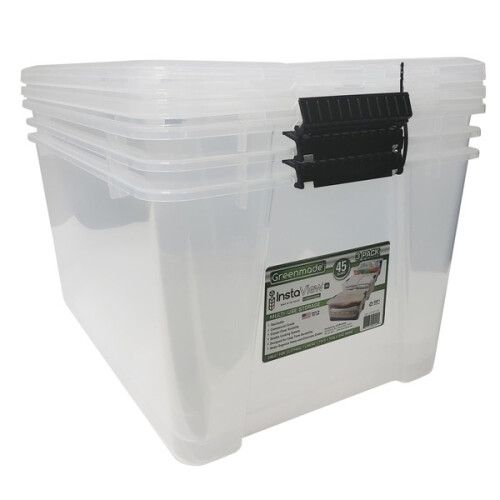 InstaView Multi-Use Storage Bins - 45 Quart 3 Count - Costco