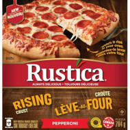 Rustica Rising Crust Pepperoni Pizza ~784 g