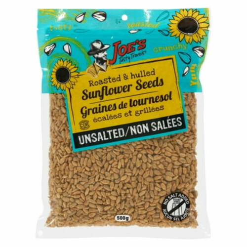 Joe’s Tasty Travels Roasted Hulled & Unsalted Sunflower Seeds 500 g