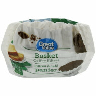 Great Value Basket Coffee Filters 250 Count