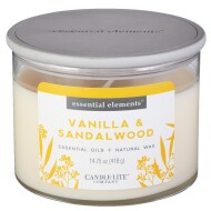 Vanilla & sandalwood candle