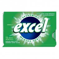 Excel Spearmint Sugar Free Gum 12 Count