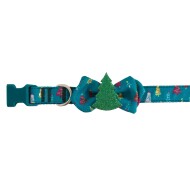 Merry & Bright&trade; Holiday Tree with Bow Dog Collar