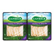 Lilydale Sliced Turkey, 2 x 400 g