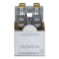Light Tonic Water Premium Soft Drink 4x237 mL