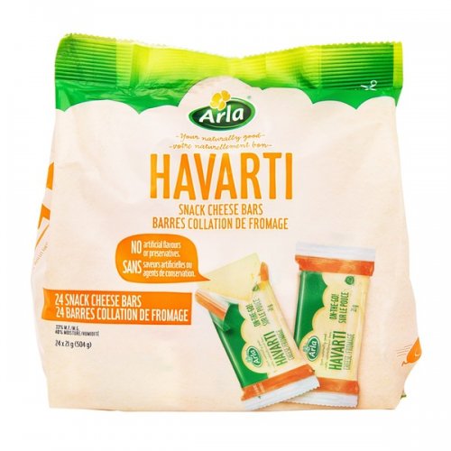 Arla Havarti Snack Cheese, 24 x 21 g Costco, Vancouver Grocery