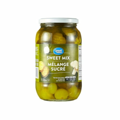 Great Value Sweet Mix Pickles, 1 L Walmart, Saskatoon Grocery