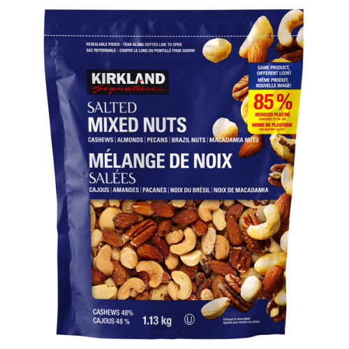 Kirkland Signature Salted Mixed Nut 1.13 kg Costco , Toronto/GTA Grocery Delivery Buggy