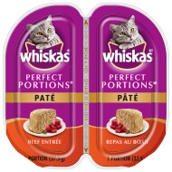 WHISKAS&reg; Perfect Portions Beef Pate Cat Food