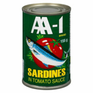 AA-1 Sardines in Tomato Sauce ~155 g