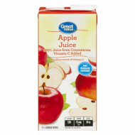 Great Value Apple Juice, 1 L
