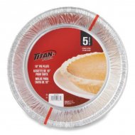 Titan Foil 10" Aluminum Pie Plates 5 Count
